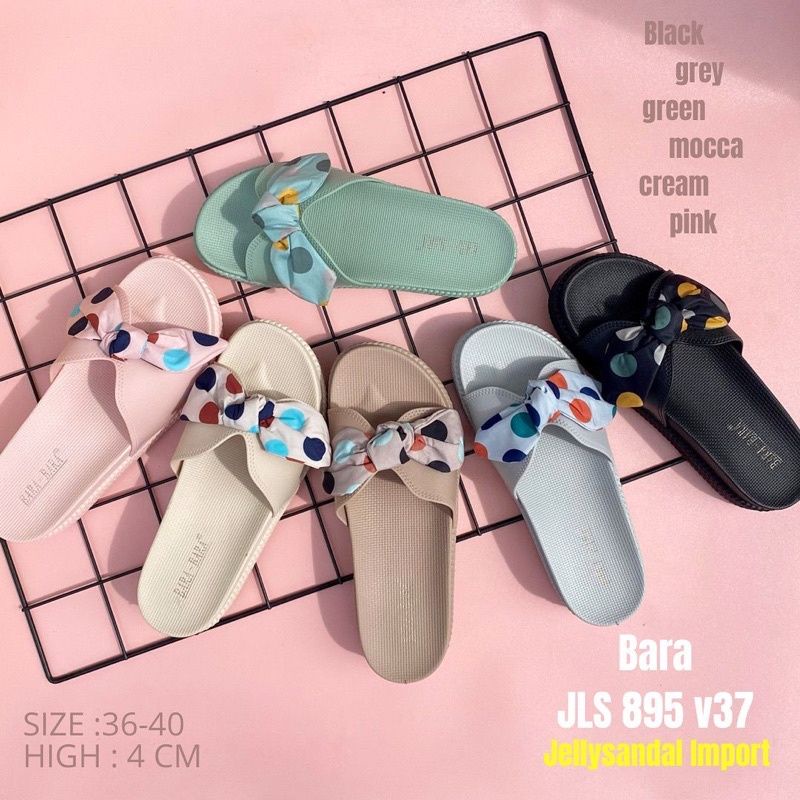 BARA BARA SANDAL JELLY WANITA PITA POLKADOT JLSV895-V37