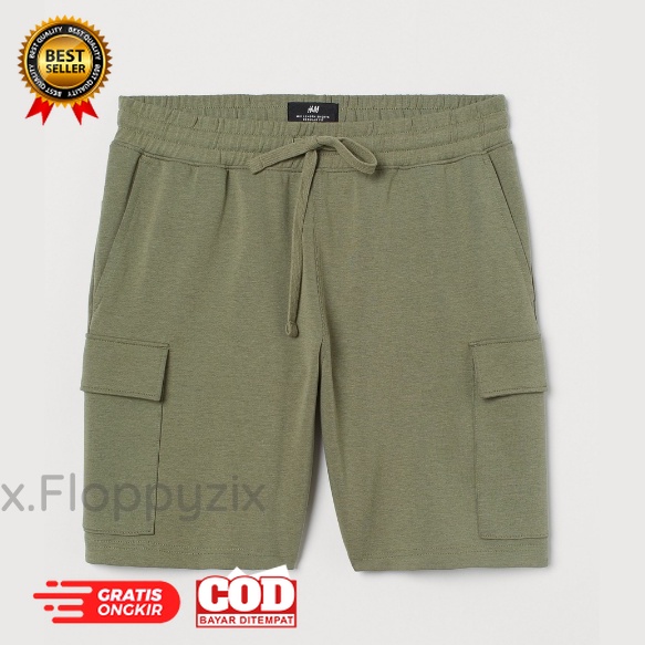 ootd bahan tebal halus nyaman dipakai /CELANA CARGO PENDEK PLEECE / CELANA CARGO PENDEK PRIA / CARGO