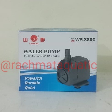 YAMANO WP 3800 WP 3800 POMPA AQUARIUM AQUASCAPE KOLAM HIDROPONIK CELUP