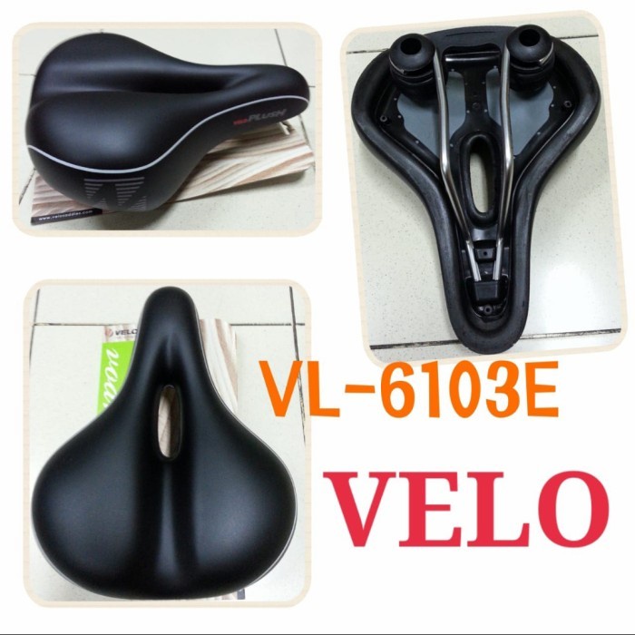 sadel saddle/jok sepeda velo gel plush per suspensi VL 6103E 6103 E