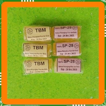 

SP dan TBM 15 gram bahan pelengkap kue dan bolu Best Seller