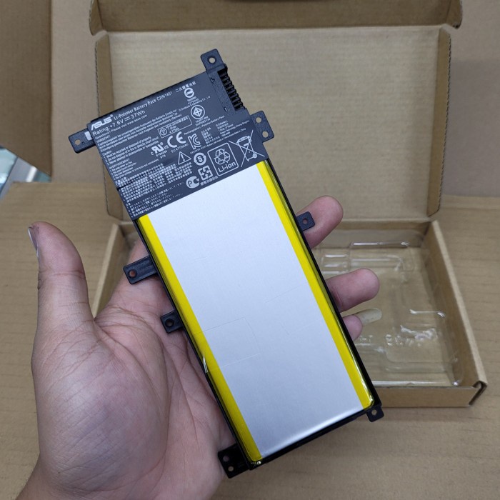 BATERAI LAPTOP ASUS A455L ( C21N1401 ) ORIGINAL X455L A455LD X454Y SERIES -NS
