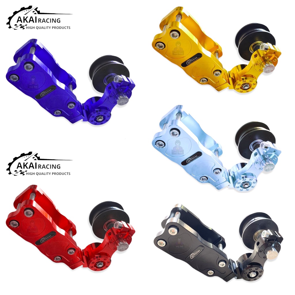 [ Bisa COD ] Stabilizer rantai Akai Racing / Tensioner Rantai / Penahan Rantai Buat Motor Satria fu,