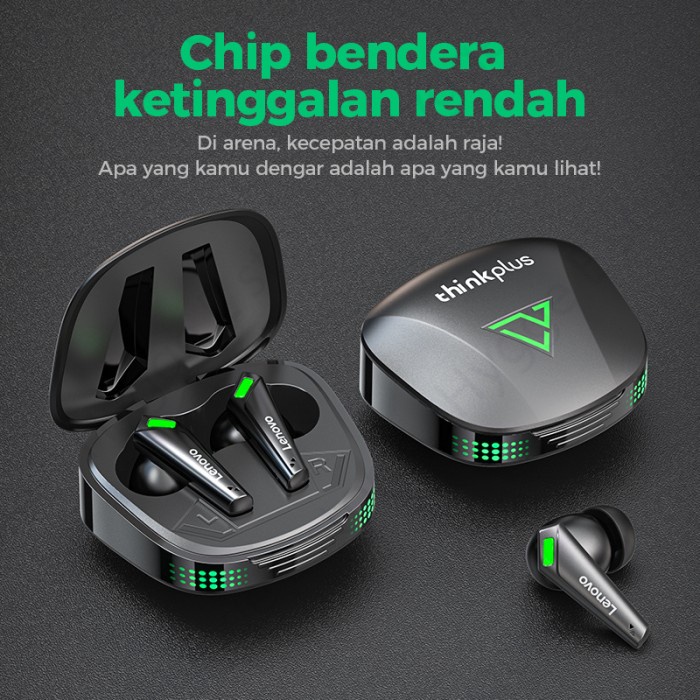 LENOVO THINKPLUS XT80 Bluetooth 5.3 Headset Olahraga Headset Telinga - XT85