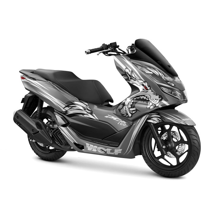 Decal PCX Full Body - Stiker Full Body Motor Honda PCX 160 / PCX150 Serigala Wolf