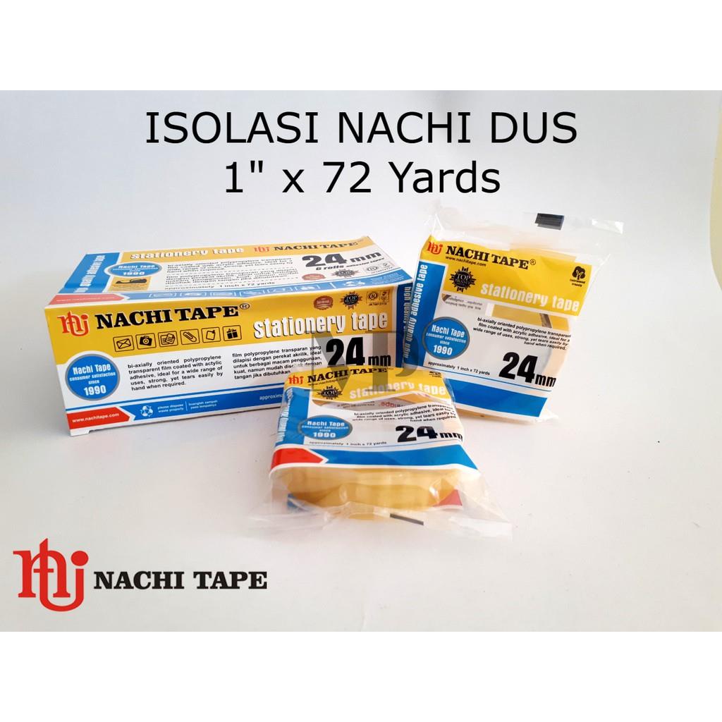 

Isolasi Nachi Dus 1 inch x 72 yards Solatip Stationery Tape