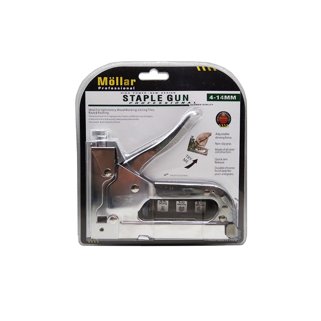 

MOLLAR STAPLES TEMBAK - STAPLE GUN JOK KULIT - TEMBAKAN STEPLES 4 - 14 MM