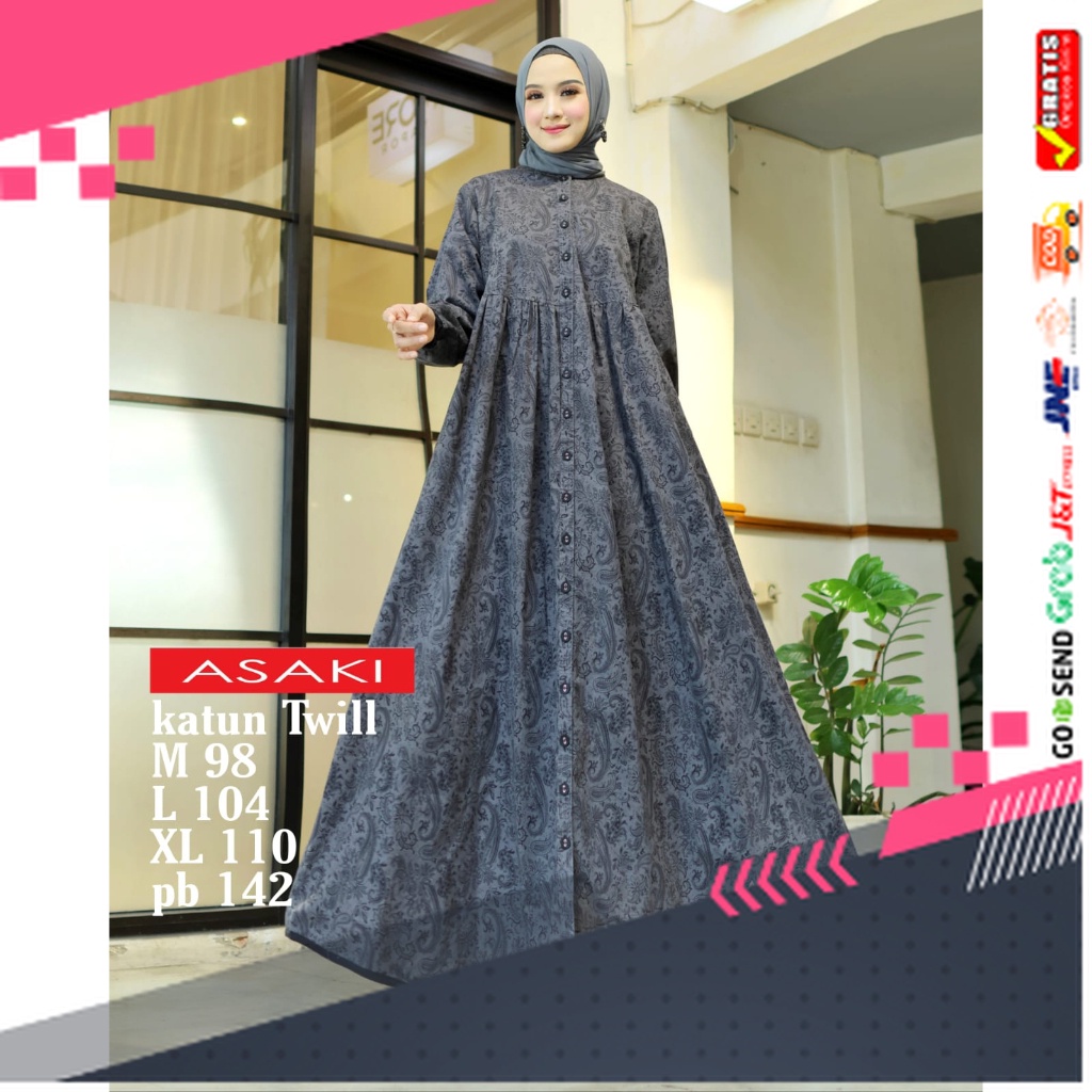 BAJU GAMIS MODEL BARU TERMURAH STYLE TRENDY /[TERBARU] Gamis Dress Cantik Kekinian Kualitas Premium 