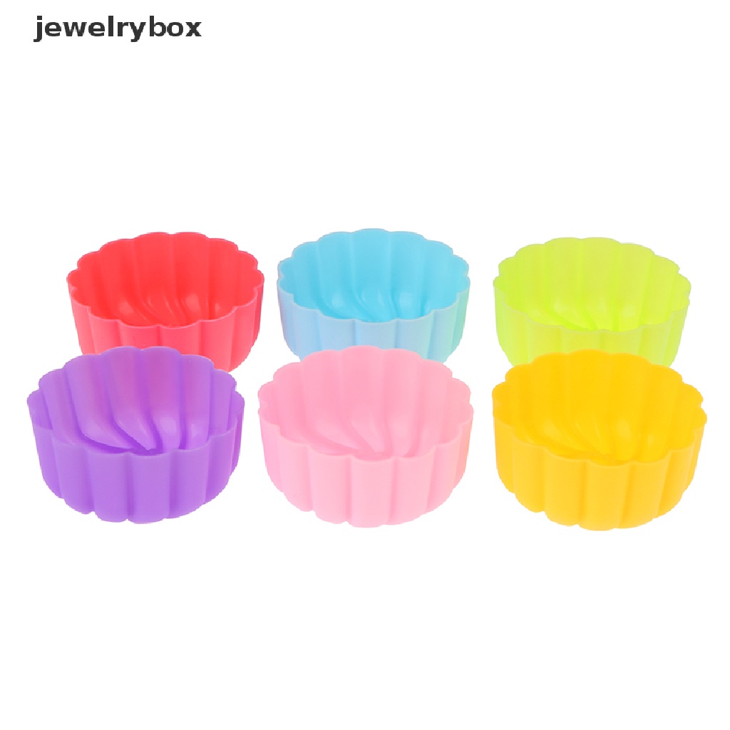 [jewelrybox] 5 Pcs 5 cm Pumpkin Flower Silicone Mold Kue Baking Non Reusable Cetakan Butik