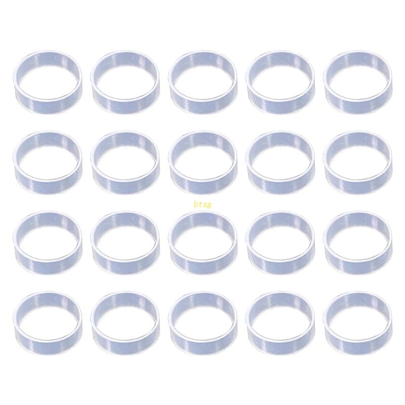 Btsg 20Pcs/Pack Cincin Pelindung Untuk PS5/PS4/Switch PRO Silikon Rings Covers