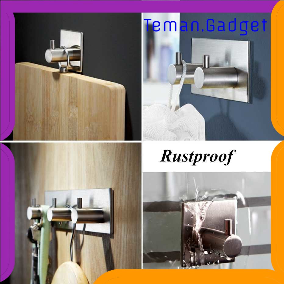 TG - ART Gantungan Dinding Kapstok Hook Hanger Stainless Steel - H011A