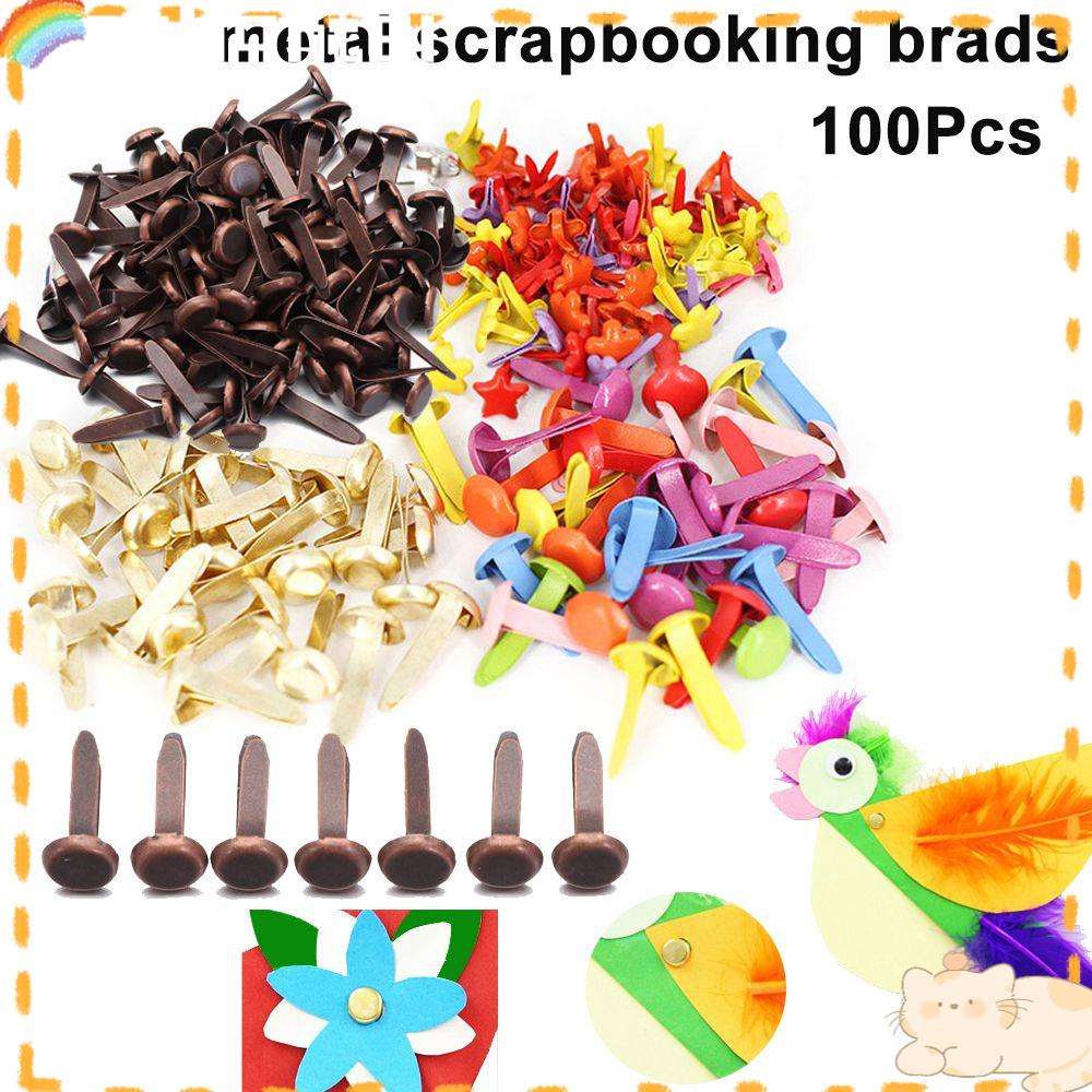 Solighter Plated Mini Brads DIY Album Splitpin Paku Handmade Craft