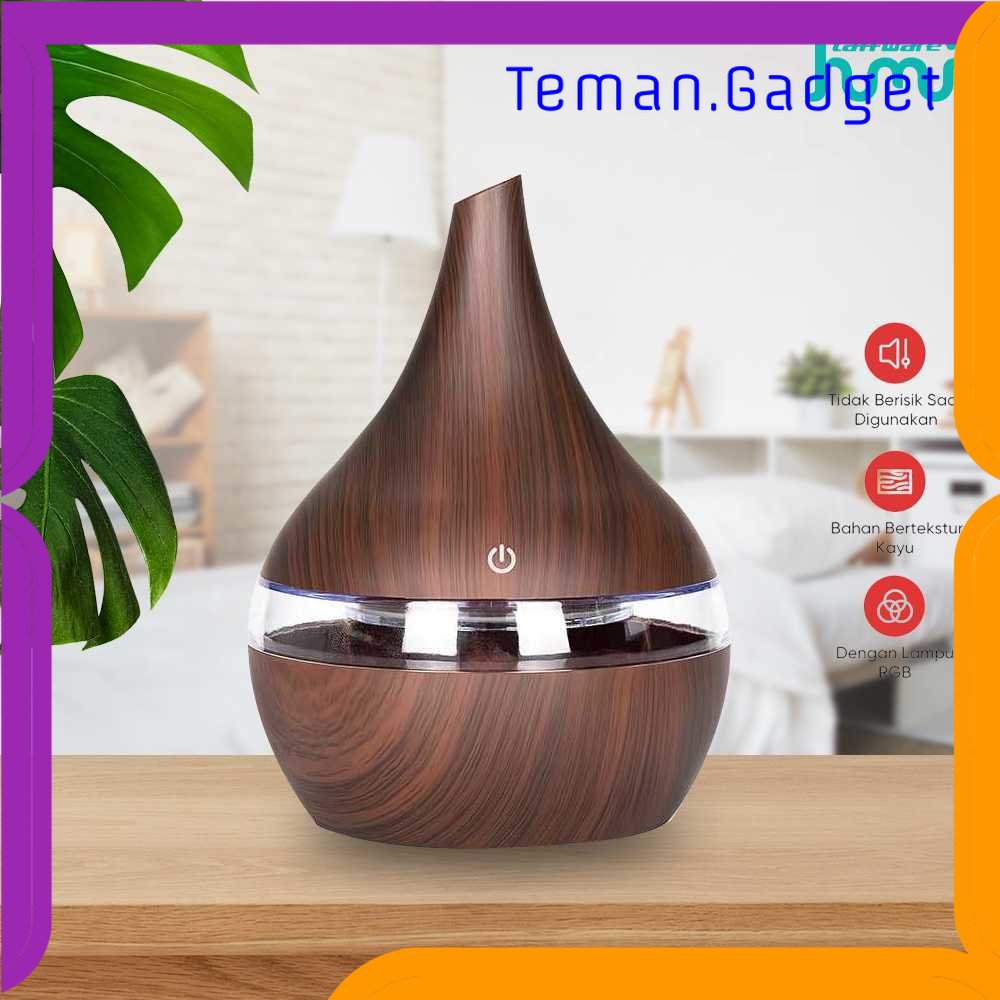 TG - ART Taffware HUMI Air Humidifier Ultrasonic Wood Grain 300ml - K-H98