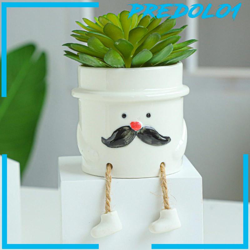 [Predolo1] Pot Bunga Silinder Modern Pot Bulat Planter Untuk Rumah Tanaman Indoor Desktop