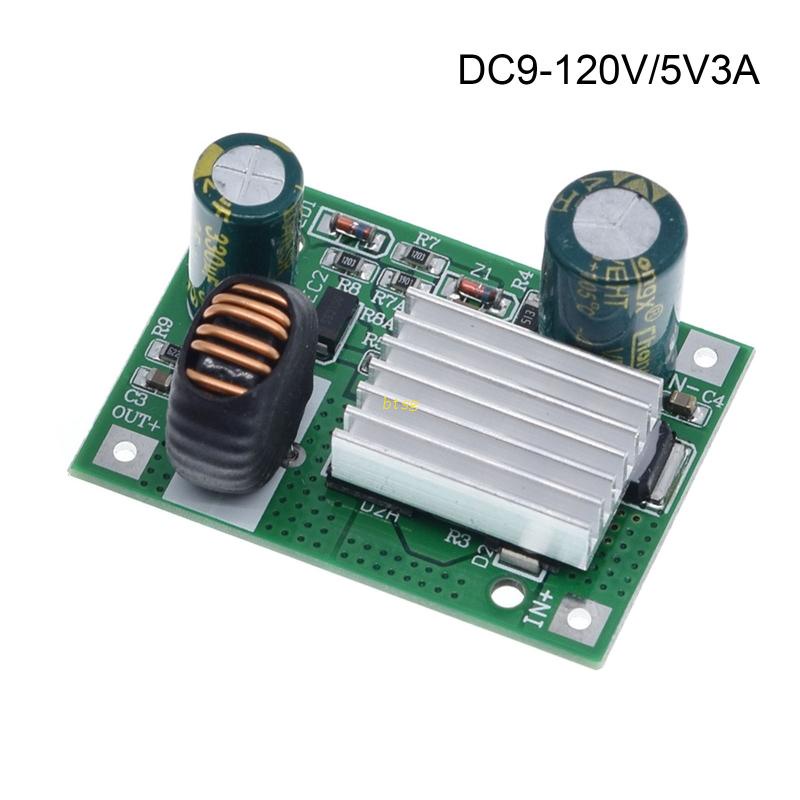 Btsg DC-DC Step Down Variable Volt Regulator Bu-ck Converter Penstabil Tegangan Elektronik Power Supply Module Heavy Cur