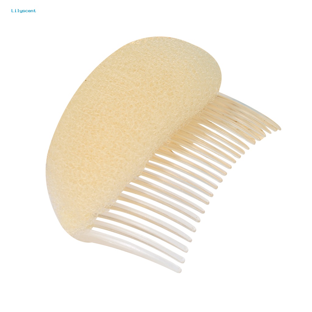 Lilyscent Pad Spons Rambut Ramah Lingkungan Untuk Acara Formal Bouffant Beehive Shaper Ringan