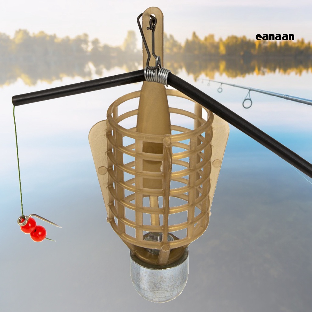 Cnn-20/30 /40/50g Outdoor Memancing Feeder Umpan Kandang Lure Holder Sinker Keranjang