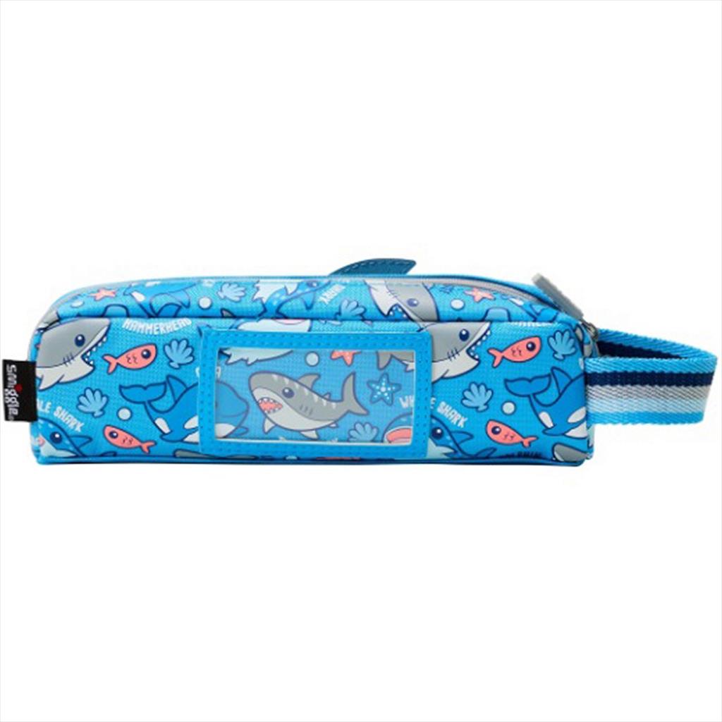 SMIGGLE Pencil Case 444198 Character Up Down Mid Blue