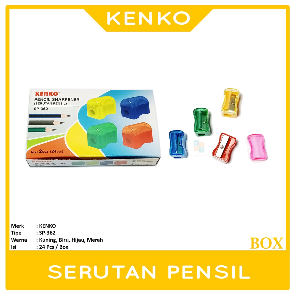 

KENKO - Serutan Pensil SP-362 Pencil Sharpener - Box
