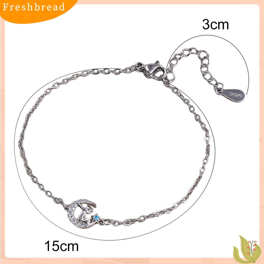 &lt; Freshbread &gt; Gelang Rantai Wanita Bergaya Sederhana Berdandan Elegan Wanita Adjustable Gelang Pangeran Kecil Untuk Pacaran