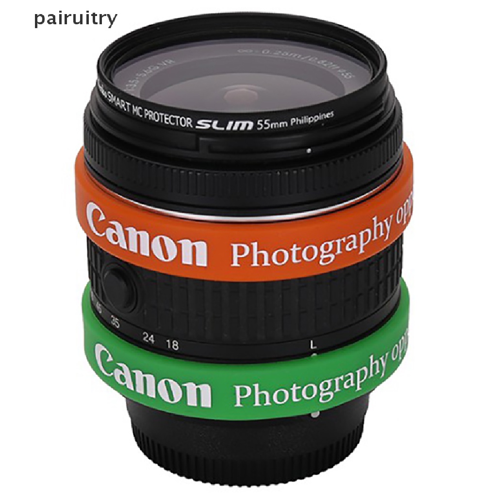 Prt 1Pcs Ring Fokus Warna-Warni Untuk Lensa Anti-slip Zooming Control Rubber Band PRT