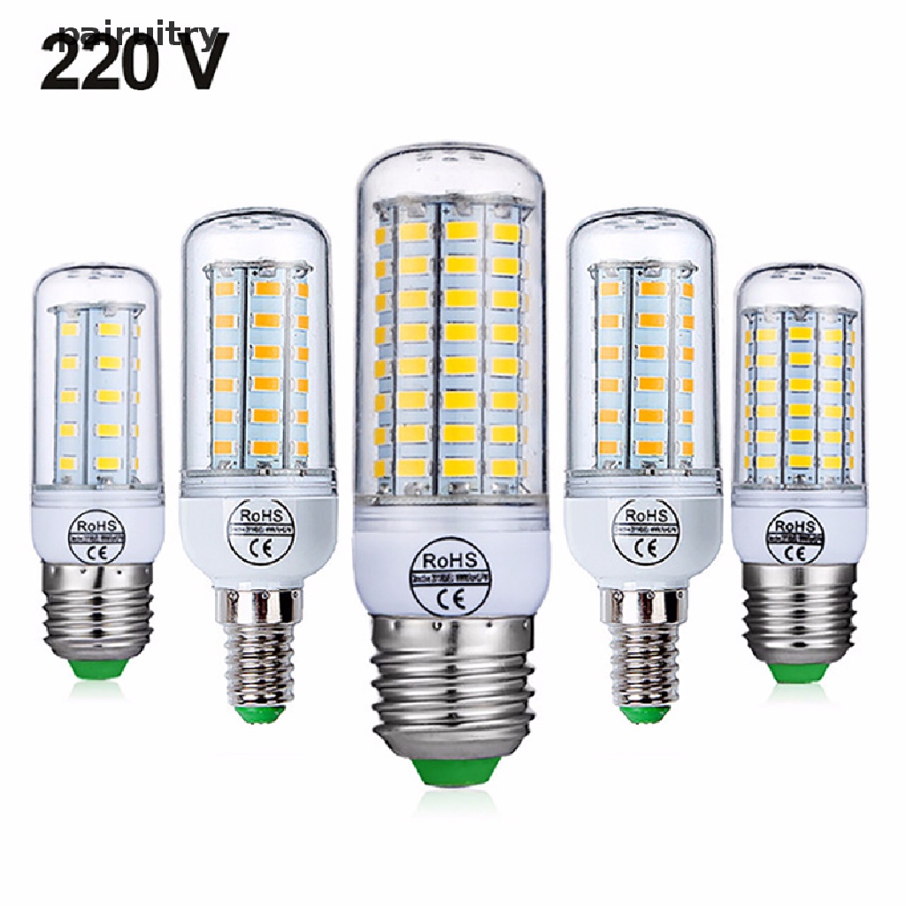 Prt E27 LED Bulb Lampu LED 220V 240V Bohlam Jagung Led48 60 80 126 200 LED PRT