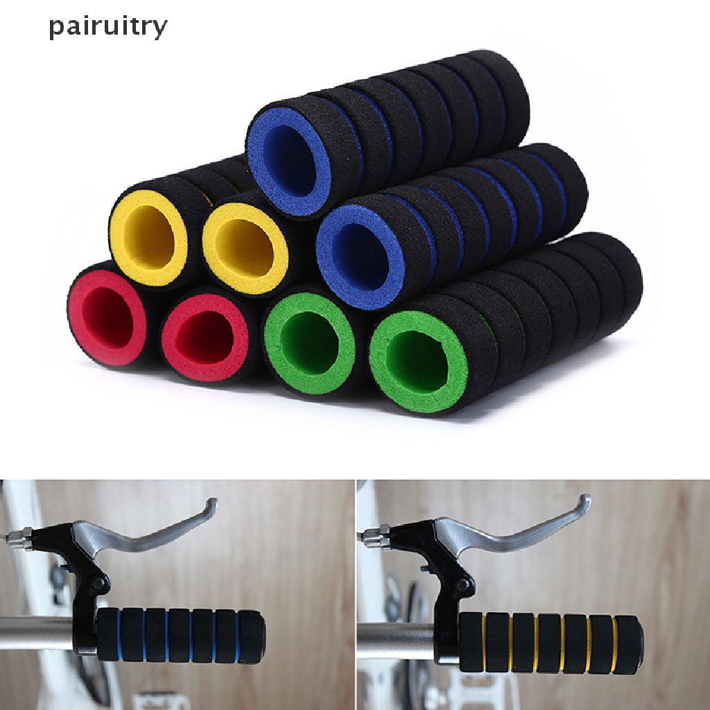 Prt 2Pcs Bike Racing Sepeda Motor Handle Bar Busa Spons Grip Cover Nonslip PRT