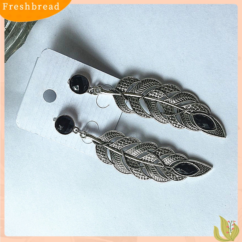 &lt; Freshbread &gt; 1pasang Anting Menjuntai Berongga Keluar Daun Perhiasan Semua Pertandingan Ringan Indah Stud Earrings Untuk Pacaran