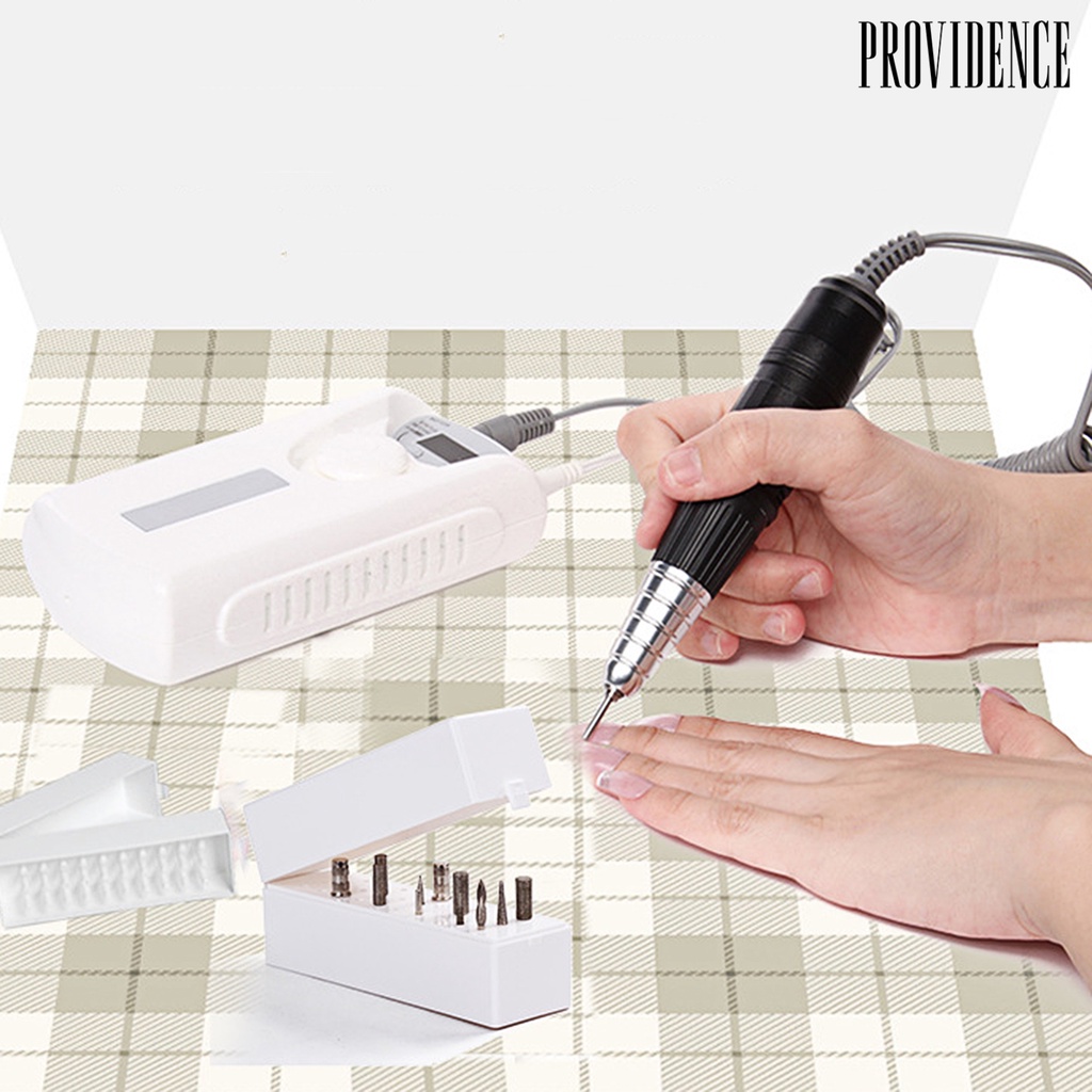 Providence Stand Kepala Gerinda Kapasitas Besar Tahan Debu Multi-Lubang Tetap Rapi Anti Gesekan 30slot Mata Bor Kuku Brush Storage Holder Nail Salon Supply