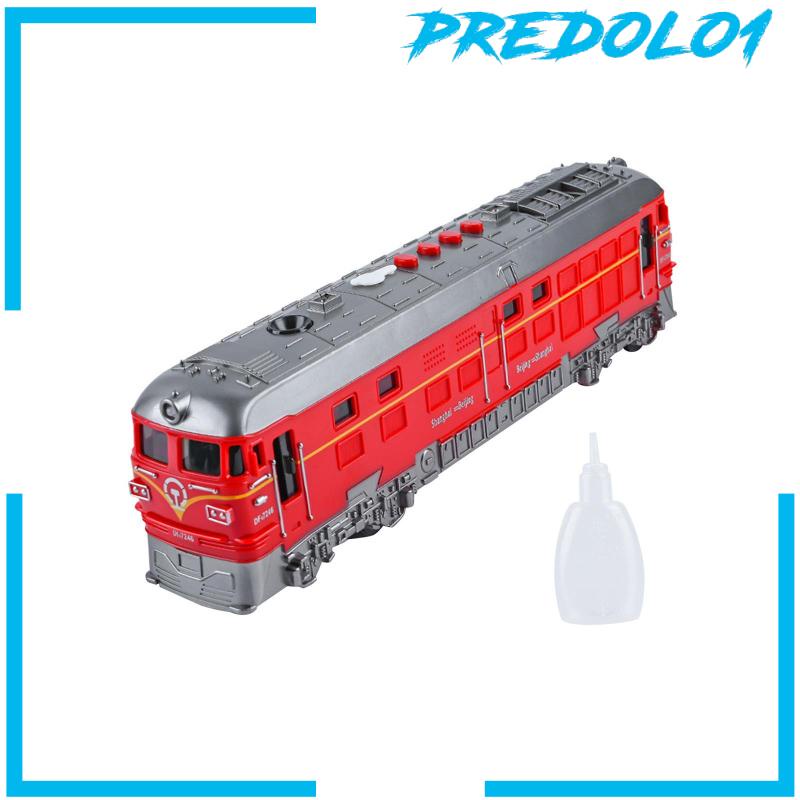 [Predolo1] Model Kereta Dengan Lampu &amp; Suara W/Steam Kid Train Mainan Untuk Hadiah Ulang Tahun Anak