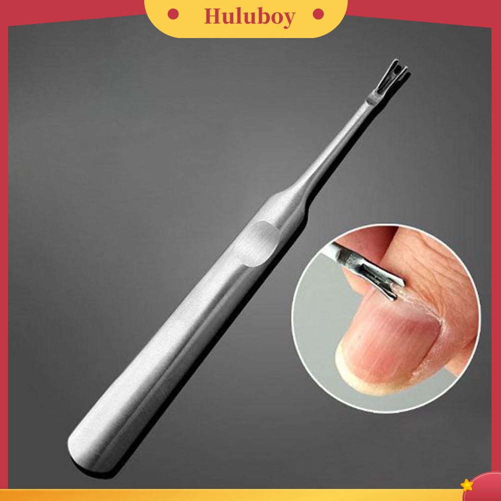 {In Stock} Portable Cuticle Pusher Remover Nail Art Manicure Trimmer Alat Stainless Steel