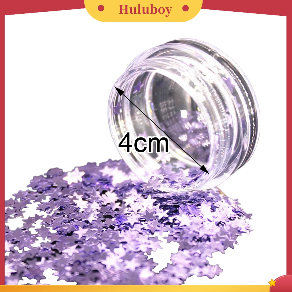 {In Stock} Bintang Sequin Shiny Flakes DIY Aksesoris Desain Kuku Nail Art Sequin Ornamen Untuk Kuku