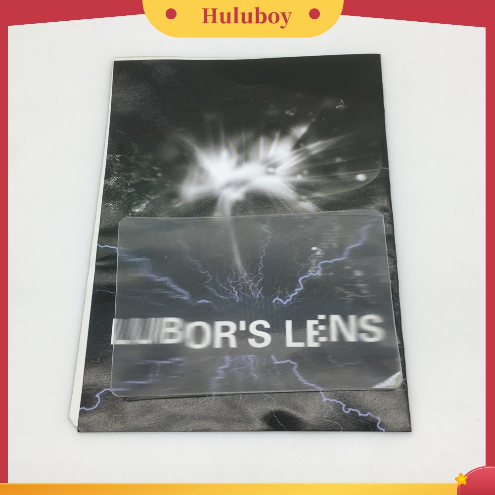 {In Stock} 2Pcs Kartu Gimmick Lensa Lubors Dengan Pen Close-up Alat Peraga Ilusi Panggung Ajaib