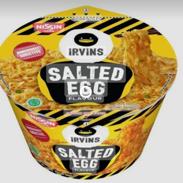 

[NEW] NISSIN X IRVINS SALTED EGG INSTANT NOODLE BOWL