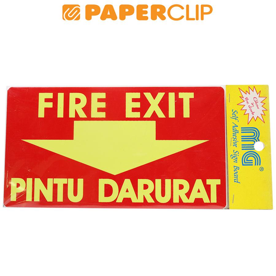 

SIGN LUMINOUS MG A3 RED FIRE EXIT (PINTU DARUDAT)