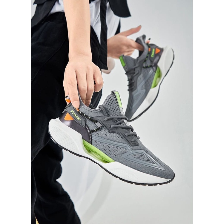 GROSIRTAS LV0275 Sepatu Sneakers Pria Import Sport Running Shoes Fashion Tracer Terbaru