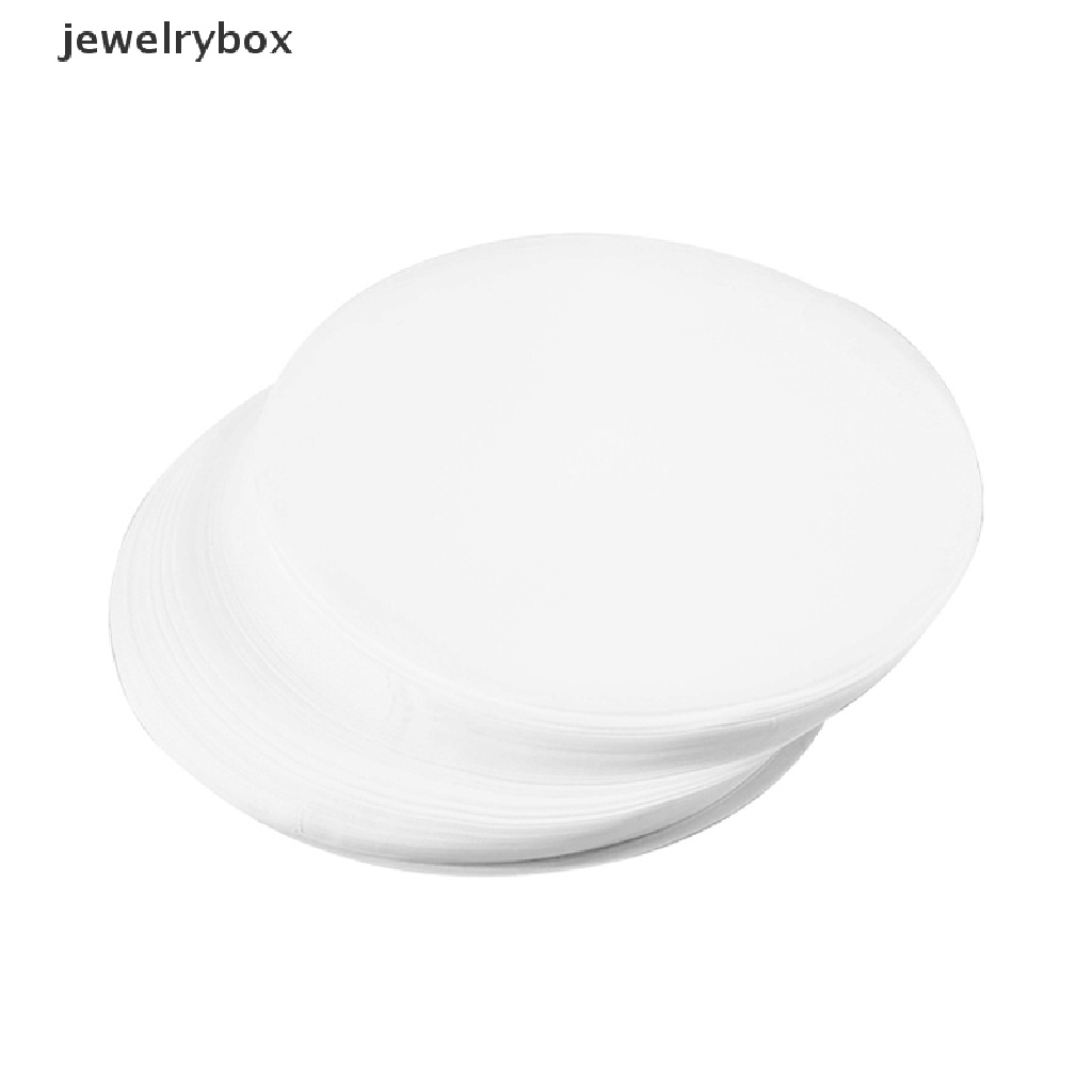 [jewelrybox] 50pcs 11 /12 /13 /14cm Bentuk Bulat Kertas Anti Bocor Films Paking Anti Tumpah Kopi Butik