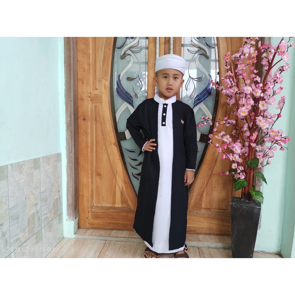 Jubah Anak ALTAF Jubah Syar'i Modern untuk Anak Laki-Laki / Jubah Anak Terbaru 2023 / Jubah Habib Anak / Jubah Anak Lengan Panjang / Gamis Anak Laki Laki / Jubah Anak Usia 1-13 tahun