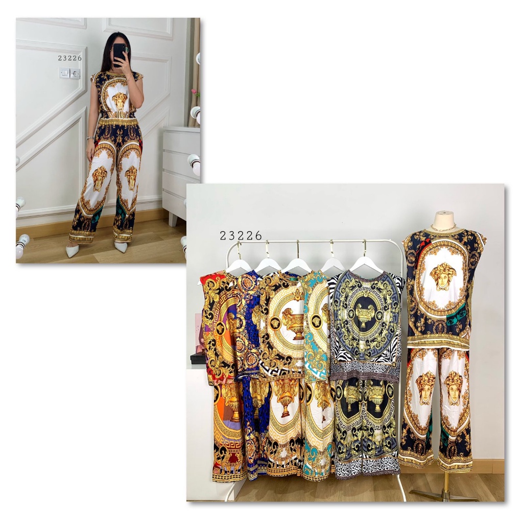 Setelan Kaos Import Wanita Set I Setelan Wanita Bangkok I Stelan Kaos Import Wanita Set