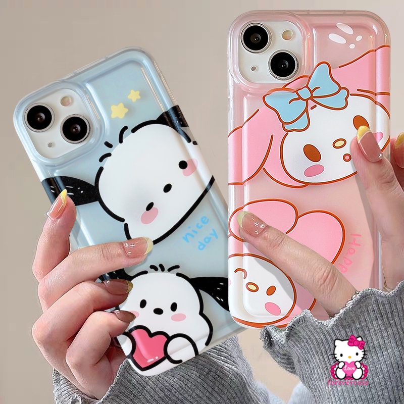 Casing Kartun Anjing Merlot Tipacha Lucu Redmi Note 10s 10 11 9 11s Note10 Note10s Note11 Note9 Redmi A1 10 9T 9A 10A 9C NFC Lembut Tpu Bening Airbag Shockproof Cover