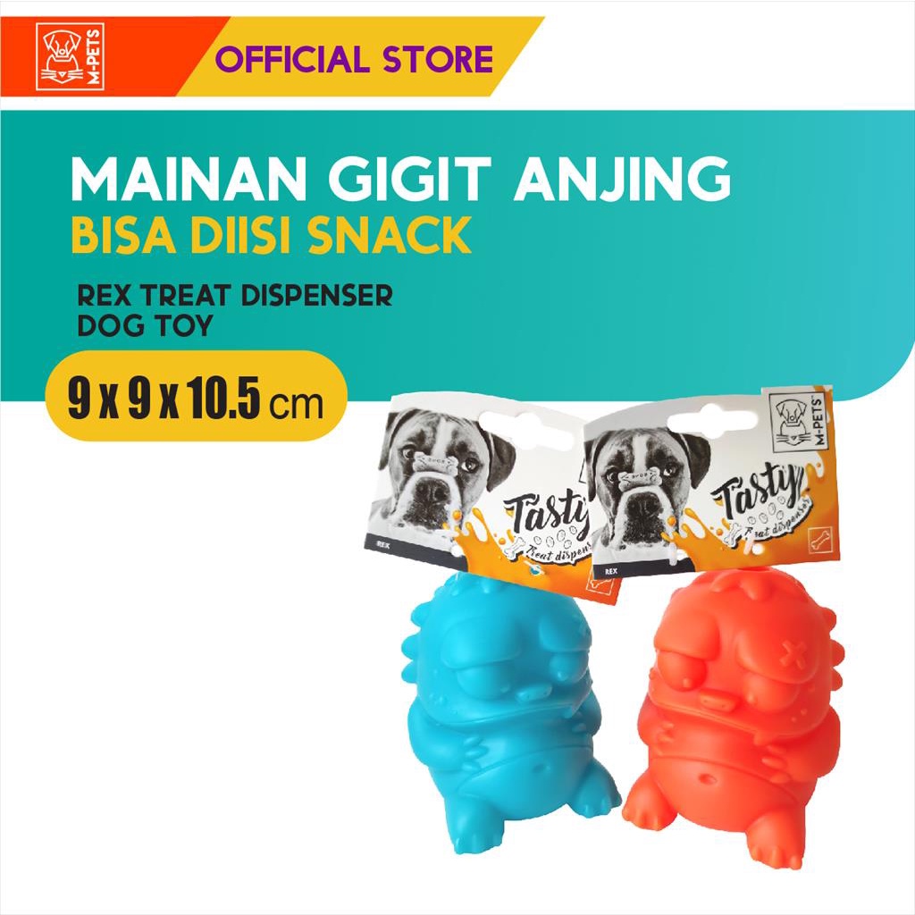 M-Pets Rex Dog Toy Treat Dispenser / Mainan Gigit Anjing