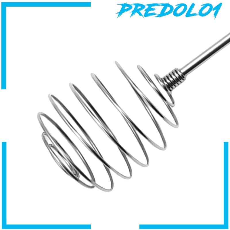 [Predolo1] Kocokan Telur Bahan Stainless Steel Alat Pengaduk Coil Manual Untuk Mengalahkan Milkshake