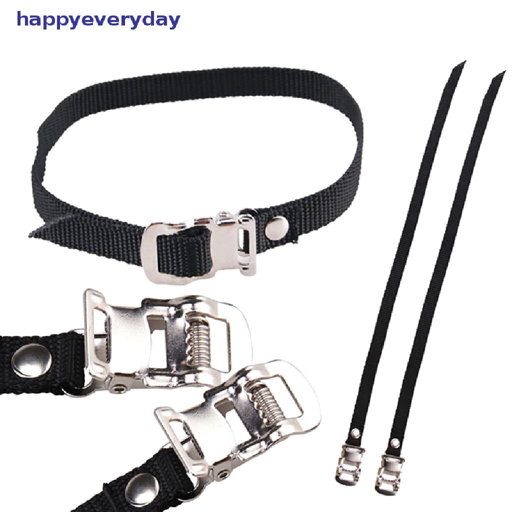 [happy] 1pc Strap Pedal Tali Kaki Sepeda Bike Strap, Toe Clip Strap, Hitam [ID]