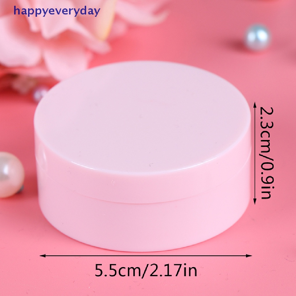 [happy] 50g Pot Kosong Longgar Dengan Saringan Kosmetik Makeup Jar Wadah Travel [ID]