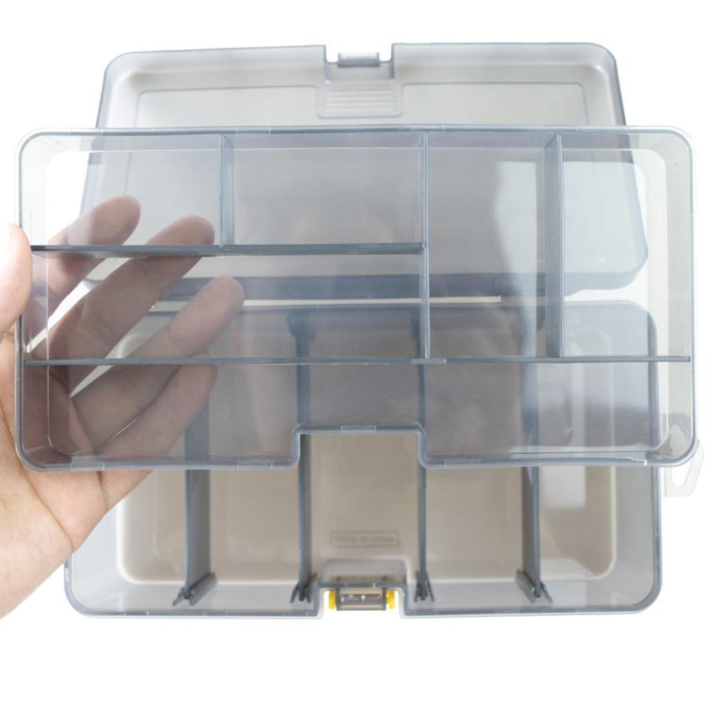 TOP Fishing Tackle Box Waterproof Container Organizer Aksesoris Pancing