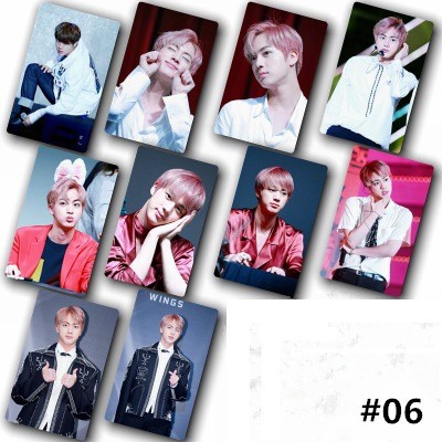 Kpop Bts JIN HD card skin card sticker Vinyl Stiker Kartu Debit /ATM/ beep skin LY