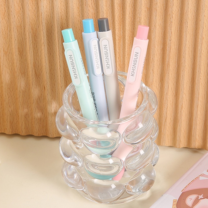 Creative Pen-shaped Press Eraser Replaceable Core/Karet Teleskopik Cakar Kucing Lucu/Penghapus Buram Tanpa Bekas/Alat Koreksi Khusus Untuk Pekerjaan Rumah &amp; Seni Siswa