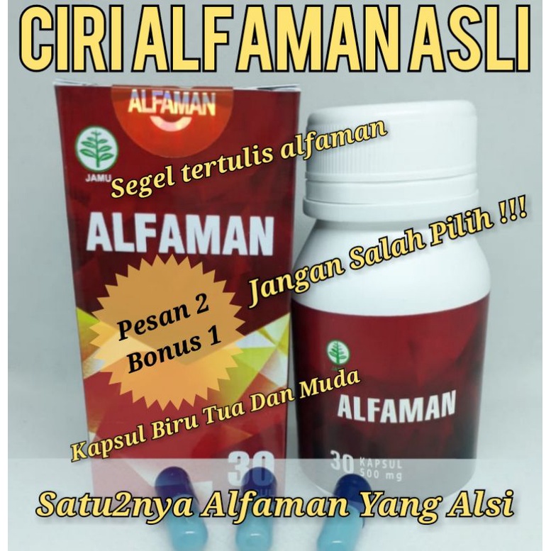 100% ORIGINAL ALFAMAN ASLI UNTUK PRIA