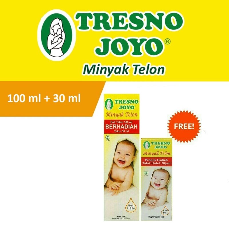 Minyak Telon Tresno Joyo Banded (100ml Free 30ml) Original 100%