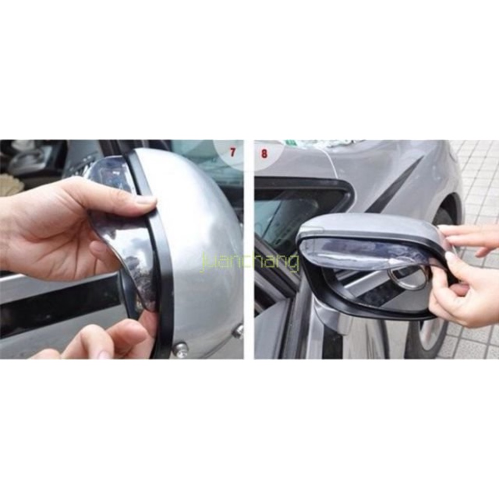 2pcs Kaca Spion Mobil Hujan Pelindung Alis Rain Cover Kaca Spion Mobil Sun Visor Shade Rain Shield Alis Universal